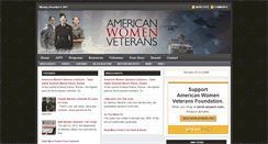 Desktop Screenshot of americanwomenveterans.org